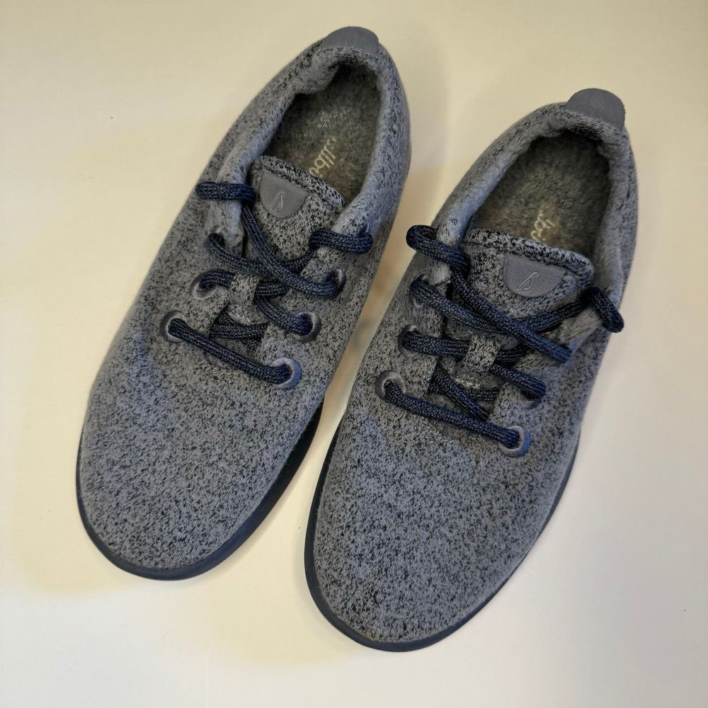 ALLBIRDS woman's size 6 wool runners charcoal gray athletic sneakers shoes